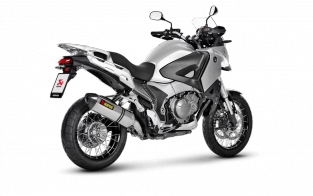 Akrapovic Slip-on Line Titanium Einddemper met E-keur Honda VFR 1200 Crosstourer 2012 > 2015
